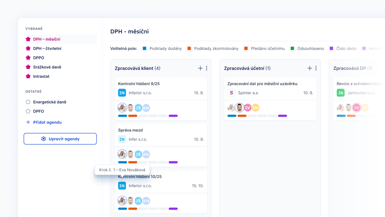 Úkolovník na míru účetním